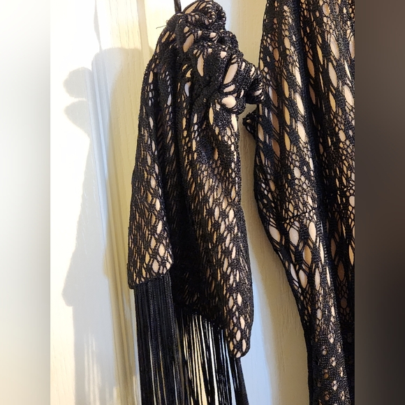 Frederick's of Hollywood Crochet stretchy Dress XL with drawstring purse - Picture 5 of 5